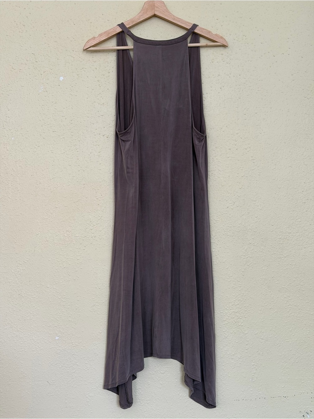 Dolan x Anthropologie | Left Coast Cupro Willa V-Neck Dress - Size Large Petite - Picture 5 of 5
